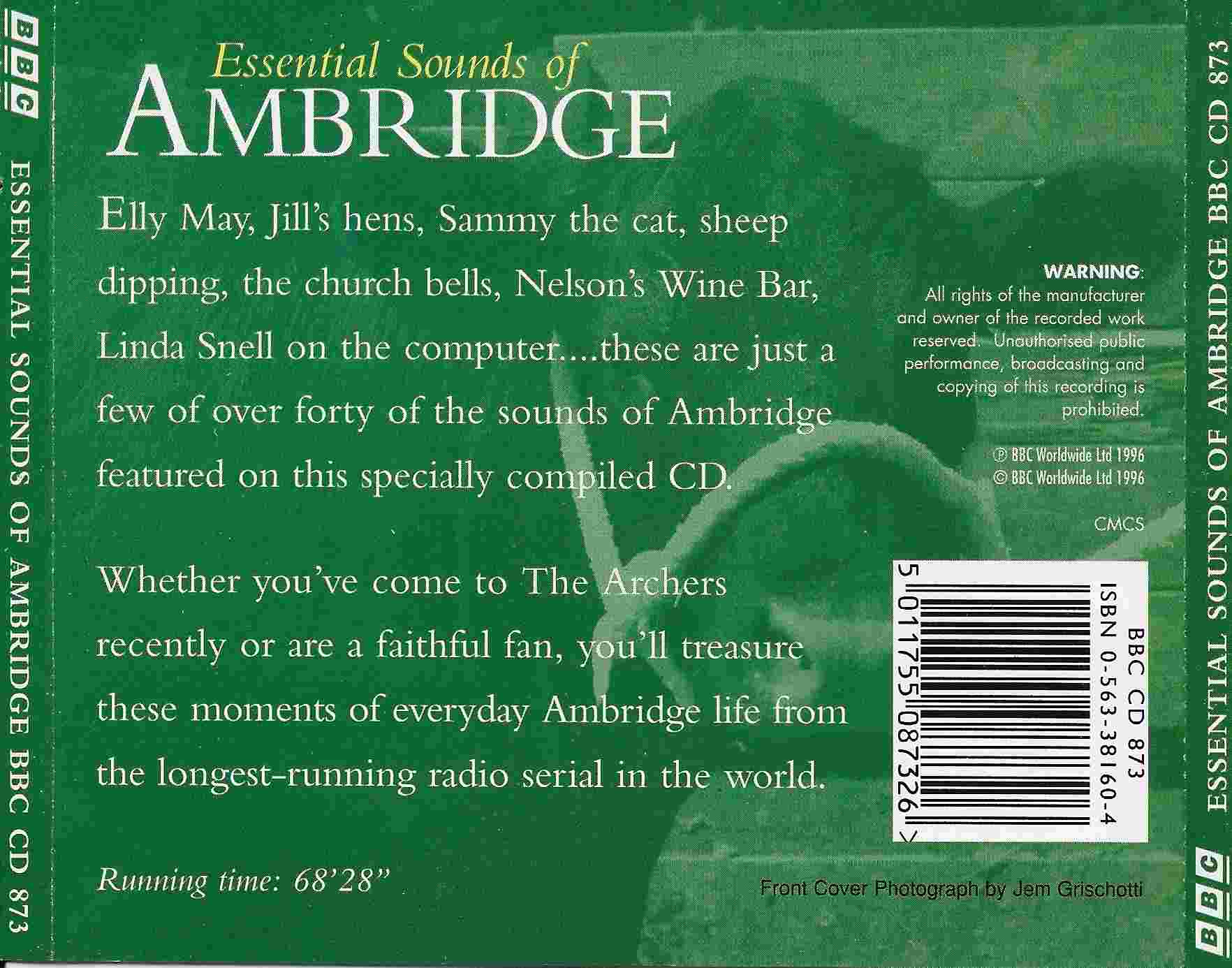 Back cover of BBCCD873